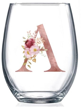 RecontraMago Vaso Vino Copa Agua Personalizado para el Día de la Madre – Grabado con Fechas, Frases o Foto – Regalo Emotivo para Mamá, Cumpleaños o Aniversarios – Diseño Elegante en Cristal (MODELO3)