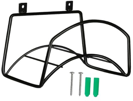FewNvWa Organizador de Manguera de Jardín, Accesorio de Montaje en Pared, Soporte Multiusos para Carrete de Manguera de Agua, Estante para Tuberías de Agua Pa