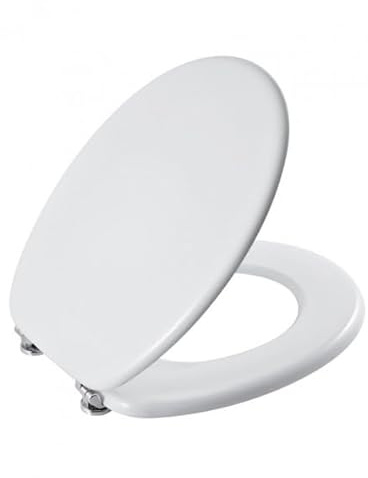 Yellowshop | Sedile WC Copriwater START in legno FSC bianco – compatibile con sanitari Universali