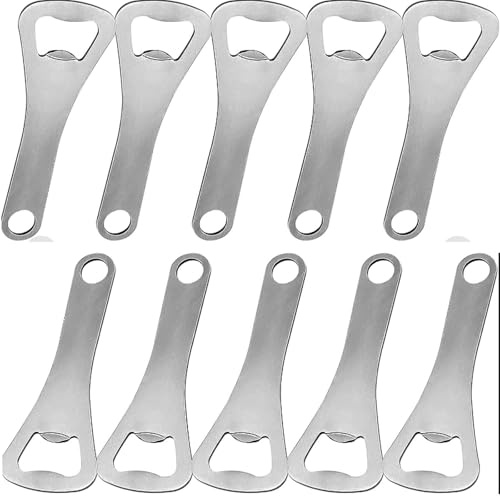 YPYMOD 10 Apribottiglie, Apribottiglie di Birra, Apribottiglie in Acciaio Inox, per Casa, Pub, Attività All'aria Aperta