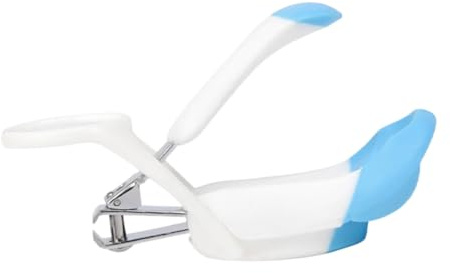 UPKOCH Haustier Nagelknipser mit Lupe Rostfreier Rutschfester Griff Federmechanismus Präzise Krallenschere für Mini Hamster Igel Kaninchen und Kleintiere Zufällige Farbe Zufällige Farbe