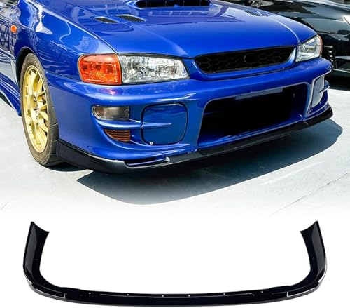 ATTLGR Auto Front Bumper Lip Spoiler Splitter for Subaru Impreza WRX STI 1997-2001,Chin Lip Diffuser Protector,Enhanced Bumper Guard,Car Tuning Body Kit,B/glossy black