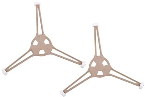 LOLIPPYY Soporte y Giratorio de Plástico de para Plato Microondas Resistente, 2 Piezas Anillo Giratorio para Mover Evitar Deformación Alimentos