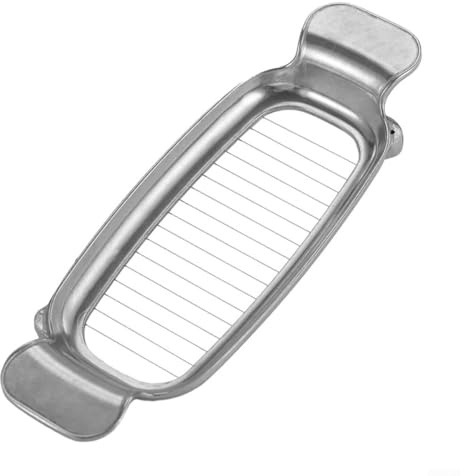 Affettatrice per formaggio per blocchi di burro e alimenti morbidi, con filo in lega di alluminio e manico per fette uniformi di formaggio, uova, carne e frutta