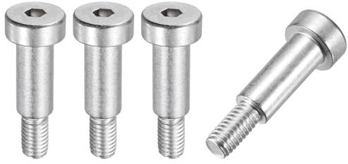 QUARKZMAN 4 Pcs Tornillos Hombro Acero Inoxidable 304 8mm Diámetro Hombro