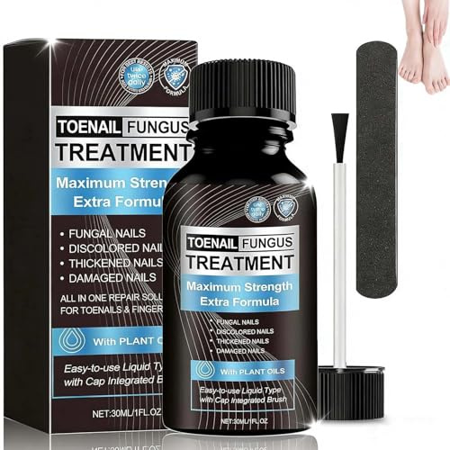 Fungal Nail Treatment for Toenails, Toe Nails Fungal Treatment Extra Strong, Nail Fungus Treatments for Toenail, 30ml