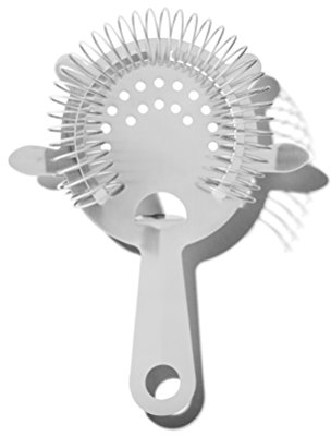MAKO M4-03004 Stainless Steel Hawthorne Cocktail Strainer
