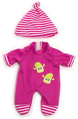 Miniland - Vêtements pour poupée de 21 cm, Accessoire de vêtements pour poupées, Pyjama Froid Rose 21 cm