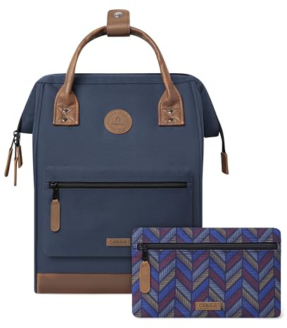 Cabaïa Rucksack Damen Adventurer Chicago 18L - Wasserabweisend | Laptopfach 13 · Handgepäck · Weite Öffnung · MOLLE-Taschen · Vegan zertifiziert · Langlebig