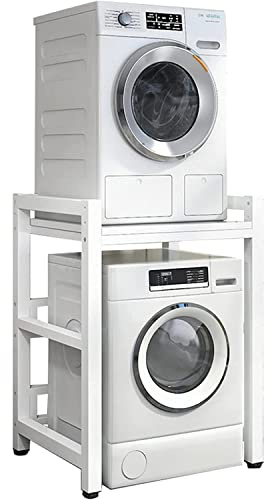 COYEUX Stacking Kit Adjustable Stand, Portable Rack Front Load Washer & Dryer, 400KG Load Capacity, for Laundry,Bathroom, Kitchen,Balcony