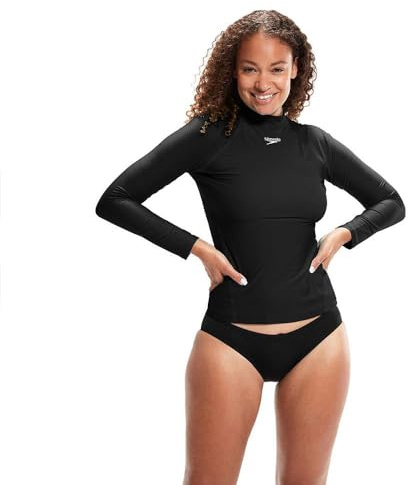 Speedo Rashguard Rashguard à Manches Longues pour Femme - Protection UV