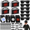 Spy Party Bag Fillers for Kids Detective Party Favours Invisible Ink Pen Notebooks Boxes Mustache Sunglasses Birthday Party Supplies Pinata School Prizes Gifts for Boys Girls Kids