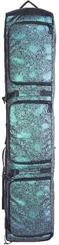 GSCLZ Extend Wasserdichter Skirucksack, multifunktionale, vollständig gepolsterte Snowboard-Reisetasche mit Rad(Green)