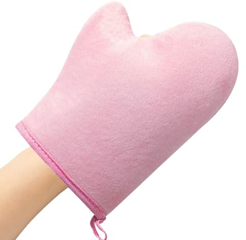Guante Autobronceador - Guante Autobronceador - Aplicador Reutilizable y Lavable a Máquina Con Pulgar Herramienta Ultra Para Mujeres Hombres Lociones Mousse Cara
