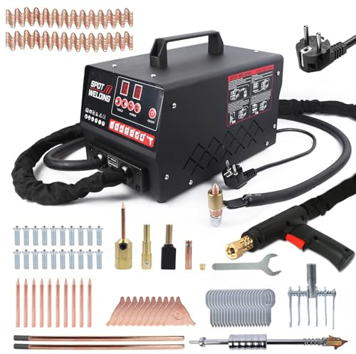 Máquina de reparación de abolladuras de carrocería automotriz 220V 3500W. La máquina de chapa automotriz cuenta con 7 modos. 90F (MAX)