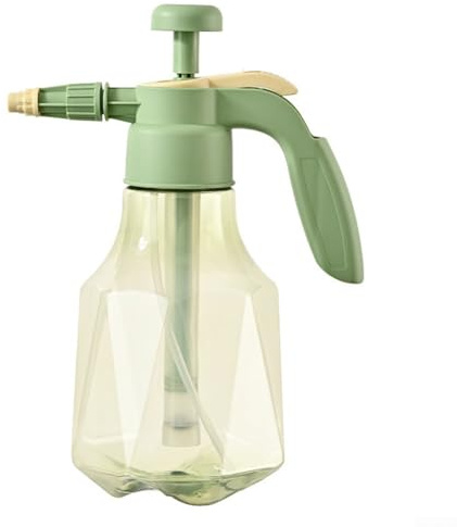 Pulverizador para maceta de riego con tecnología de presión de aire para regar flores y plantas, adecuado para jardinería doméstica y lavado ligero de coches con flujo de agua constante (verde)