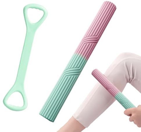 Flexstänger – fysisk träning silikon handtränare – träningsenhet för handledsgrepp och träning, för armbåge, underarm, fingerarmar, överkroppsmuskel, vuxna kvinnor, golfare, gym, hem