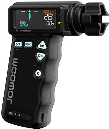 JOWOOM T2 smart automatisk gitarr- och ukulele-tuner | Snabba akustiska gitarrer auto-tuner med 180 varv/min elektrisk stränguppdragare | säker och professionell stämning för ukulele |
