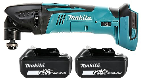 Makita DTM50 18V LXT Oscillating Multitool with 2 x 6.0Ah Batteries
