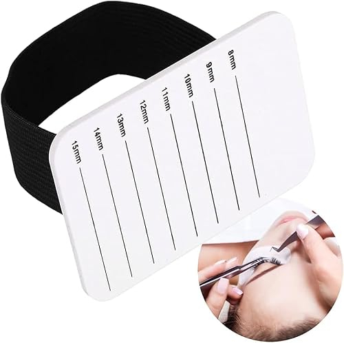 Wimpernplatte-8-15mm Falsche Wimpern Palette Werkzeug Wimpernablage Streifen Ständer Handplatte Wimpern Pfropfhalter