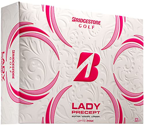 Golfbälle 2021 Lady Precept Pink Gummi