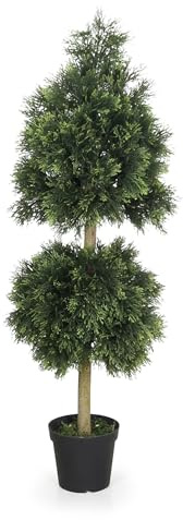 Decovego künstliche Konifere, Kunstpflanze, 160 cm, Lebensbaum für Wohn- & Büroräume, Allergikerfreundlich & Pflegeleicht