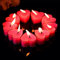 Bougies coeur, Bougie Chauffe Plat, Petites Bougies Rouges Bougies Décoratives Parfumée Bougies, pour Saint-Valentin, anniversaire, fête, proposition, mariage, fête, décoration d'intérieur (rouge)