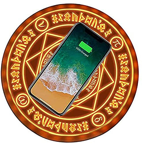 Grideto Magic Array Wireless Charger With Sound Effects - 10W Fast Qi Charging Pad for All Smart Phones