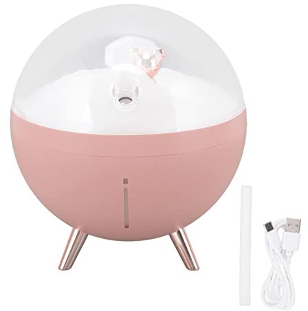 Humidificador Oso Espacial, Humidificador de Habitación Infantil, Humidificador de Aire Usb, Mini Atomizador, Humidificador con Luz Nocturna, Lindo Humidificador es un Práctico Regalo para Niños para