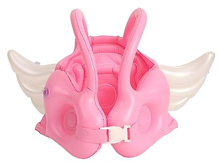 Hitburu Angel Wings Pool Float | Swim Float Vest for Kids, Swim Training Aids for Child, Swim Training Jacket for 2-8 Years Old Girls, Angel Wing Swimming Pool Float for Parties Holiday