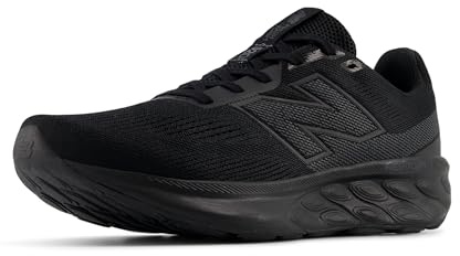 New Balance Men's Fresh Foam 520 v9 Running Shoes, Black/Black/Phantom, 8.5/M