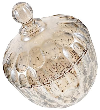 Ciieeo Elegantes Bonbonglas Mit Gravur Großer Brauner Vorratsbehälter Luftdicht Vorratsbehälter