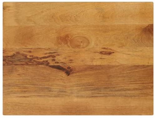 vidaXL Tischplatte 90x60x2,5 cm Rechteckig Massivholz Mango