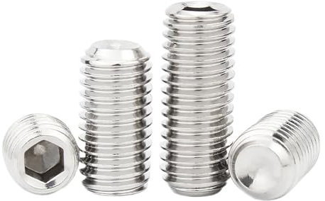 DLNTXFDG 10pcs Hex Socket Set Screws M1.6 M2 M3 M4 M5 M6 M8 M10 Headless Hexagon Socket Grub Screw(40mm,M8 x10pcs)