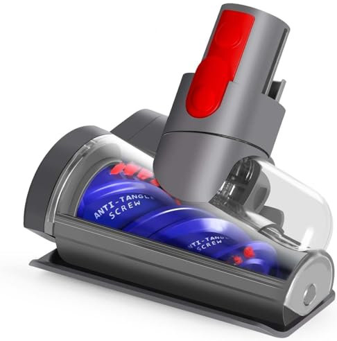Mini Motorized Tool Brush Head Compatible with Dyson V7 V8 V10 V11 V15 Gen 5 Vacuum Cleaner, Anti-Tangle Attachment Replacement Head Suitable for Long Hair and Pet Hair
