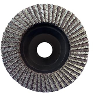 Disco lamellare elettrolitico da 115 mm, set da 1 pezzo (grana 60/120/200), mola resistente per metallo, legno, ceramica, compatibile con smerigliatrice angolare (grana 60)