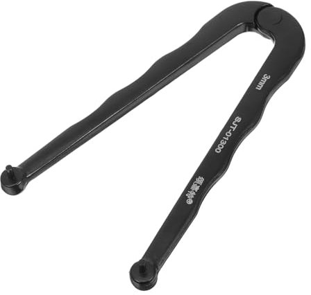 LIFKOME Adjustable Face Pin Spanner Wrench and Angle Removal Tool 3mm for Nut Removal and Appliance Repair with Replaceable Heads