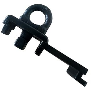 Endfeststeller 6mm Laufnut – Kunststoff schwarz – für Gardinenschienen & Vorhangschienen – 10 Stück – Stopper/Feststeller für Innenlaufprofile