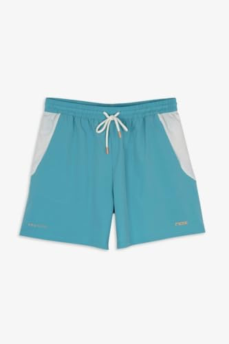 NOX Pantalón Corto Deportivo Hombre Pro Turquesa