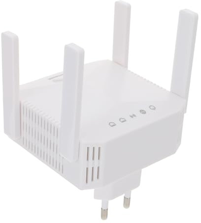 Repetidor EU 2, y GHz 4 300mbps WiFi Antenas Enchufe | Abs Blanco, Estándar 802.11n, Ventilación Lateral y Memoria, Uso Router Inalámbrico