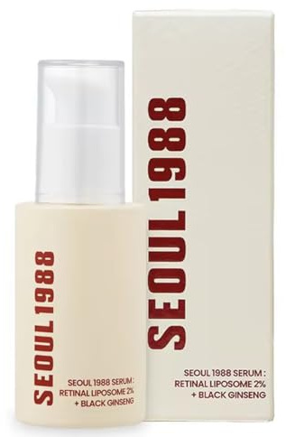 Sérum 30 ml - Sérum Anti-Âge et Anti rides, 2% Rétinol Liposome avec Ginseng Noir, Soin Élasticité et Pores - crème pour le contour des yeux, serum hydratant