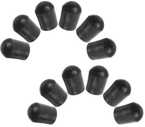 Milisten 12stücke Cello-endknopf-polster aus Gummi Rutschfeste Endknopf-stopper für Böden Cello-endpin-schutzhülsen Stoßdämpfende Endknopf-befestigungspolster zum Üben für Auftritte