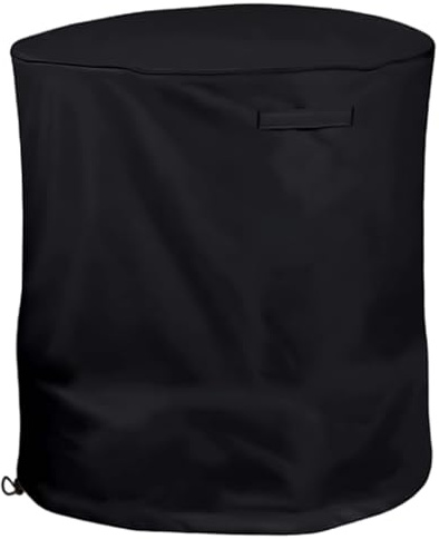 Vestamore 33.5 X 43.3 In Wood Chipper Shredder Cover, Black, Oxford Fabric, Waterproof And Sunshine-Resistant, Adhesive Strap