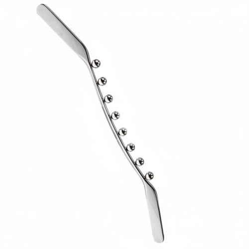 Almencla Rodillo de Relajación Muscular Rodillo Masaje Tejido Profundo Liberación Fascial Herramienta Inoxidable 304 Presión Focalizada Curvas Ergonómicas