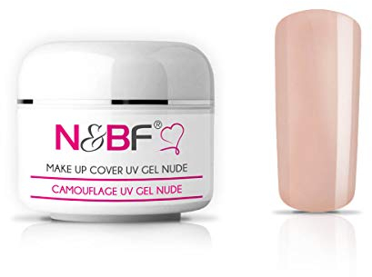 N&BF Make Up UV Gel 5 ml rose/rosa milchig | Camouflage Gel mittelviskos | Made in EU | Covergel für Babyboomer und French | Abdeck Gel rosa selbstglättend + säurefrei | Nagelgel deckend