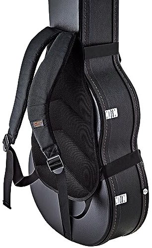 Ortega Guitars Rucksackgurt Deluxe Gepolstert - für Geformte Hartschalenkoffer - Schwarz (OBPS-DLX)