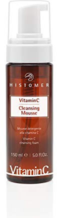 HISTOMER Mousse Detergente Viso con Vitamina C - Illuminante ed Ossigenante - Detergente Viso Pelle Grassa, Sensibile e Secca - 150 ML