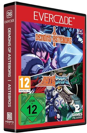 Blaze Evercade Demons of Asteborg / Astebros Cartridge