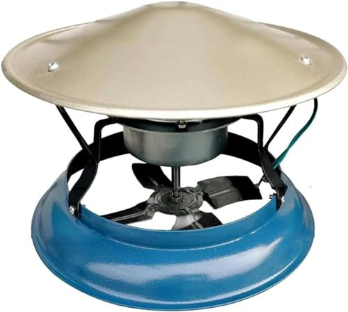 XENITE 60W/120W Electric Chimney Fan Flue Chimney Exhaust Fan Fan, for BBQ Hut Fireplace Thermo Stove Wood Oven,60w-1pc/