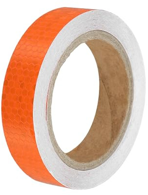 A ABSOPRO Cinta Reflectante De Seguridad Adhesiva 1 Pieza Para Coche | Tamaño 2.5Cm X 10M, Para Vehículos, Barcos, Tráfico Vial, Alta Reflectividad, Resistente Al Agua Y Calor, No Se Desvanece
